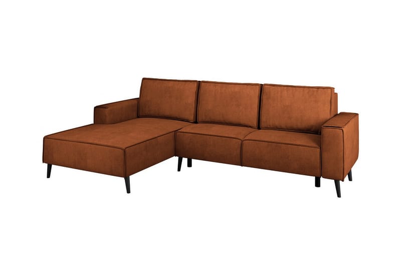 Graystone 3-seters Hjørnesovesofa - Mørk Oransje - Møbler - Sofaer - Sovesofaer