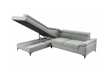 Graystone 3-seters Hjørnesovesofa - Mørkegrå - Møbler - Sofaer - Sovesofaer