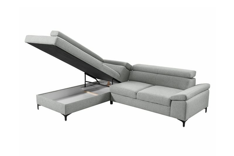 Graystone 3-seters Hjørnesovesofa - Mørkegrå - Møbler - Sofaer - Sovesofaer