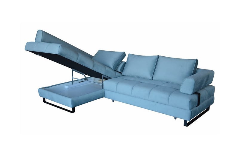 Graystone 3-seters Hjørnesovesofa - Mørkegrå - Møbler - Sofaer - Sovesofaer