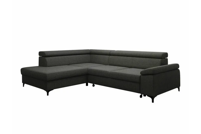 Graystone 3-seters Hjørnesovesofa, Mørkegrå