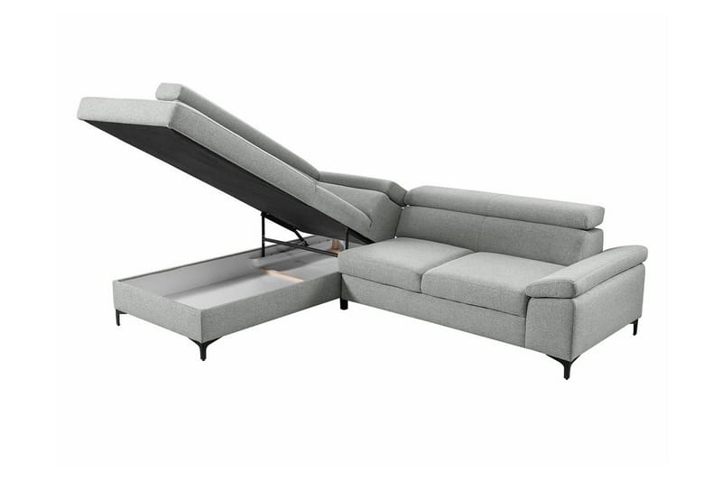 Graystone 3-seters Hjørnesovesofa - Mørkegrå - Møbler - Sofaer - Sovesofaer