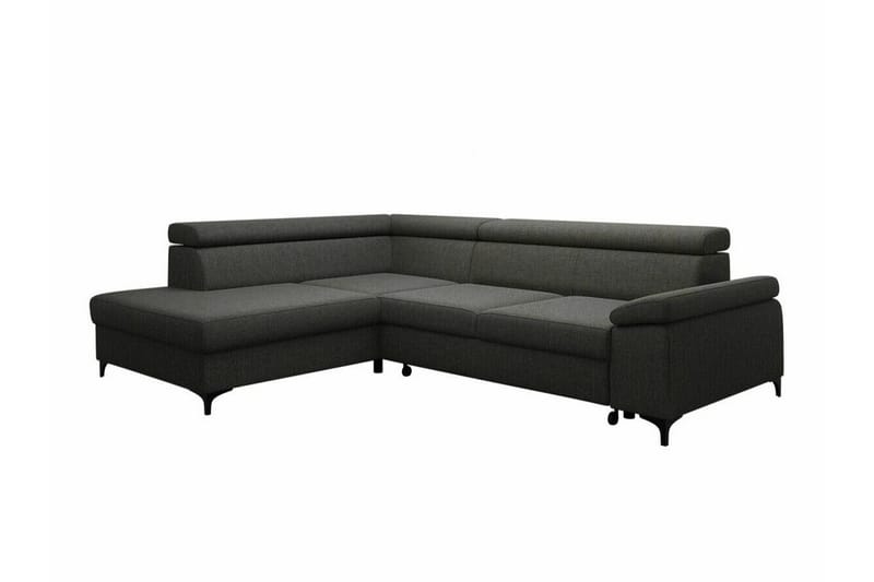 Graystone 3-seters Hjørnesovesofa - Mørkegrå - Møbler - Sofaer - Sovesofaer