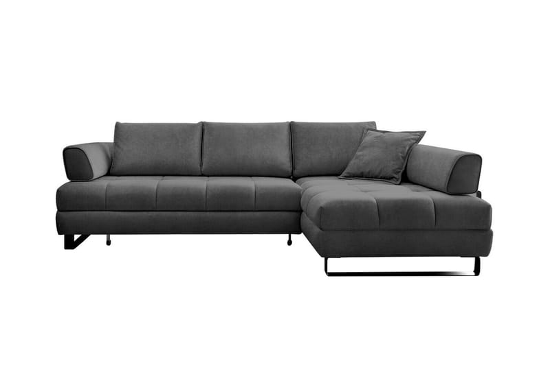 Graystone 3-seters Hjørnesovesofa - Mørkegrå - Møbler - Sofaer - Sovesofaer