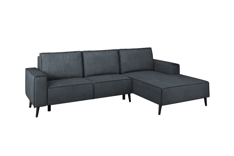 Graystone 3-seters Hjørnesovesofa - Mørkegrå - Møbler - Sofaer - Sovesofaer