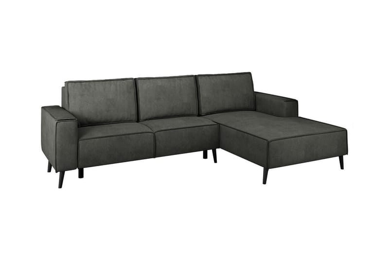 Graystone 3-seters Hjørnesovesofa - Mørkegrå - Møbler - Sofaer - Sovesofaer