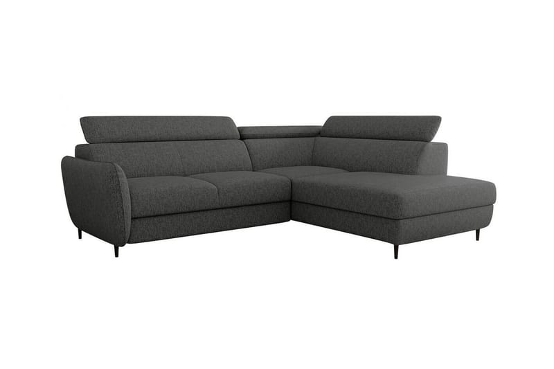 Graystone 3-seters Hjørnesovesofa - Mørkegrå - Møbler - Sofaer - Sovesofaer