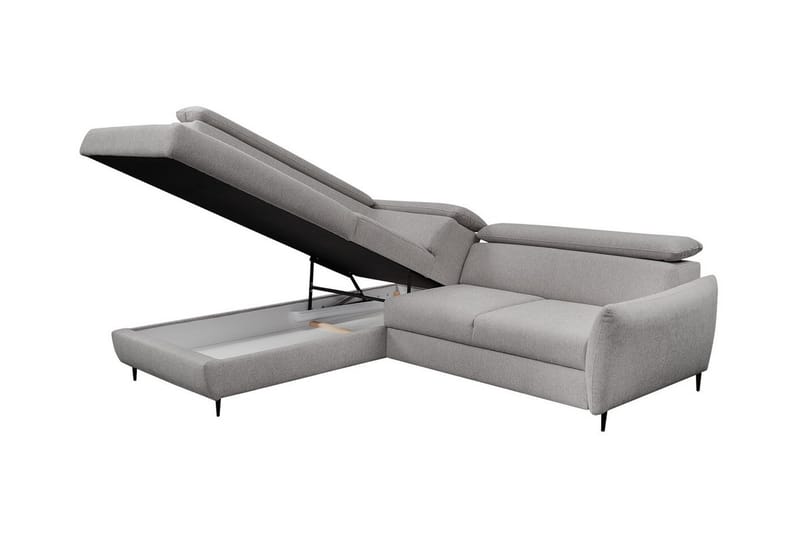 Graystone 3-seters Hjørnesovesofa - Mørkegrå - Møbler - Sofaer - Sovesofaer