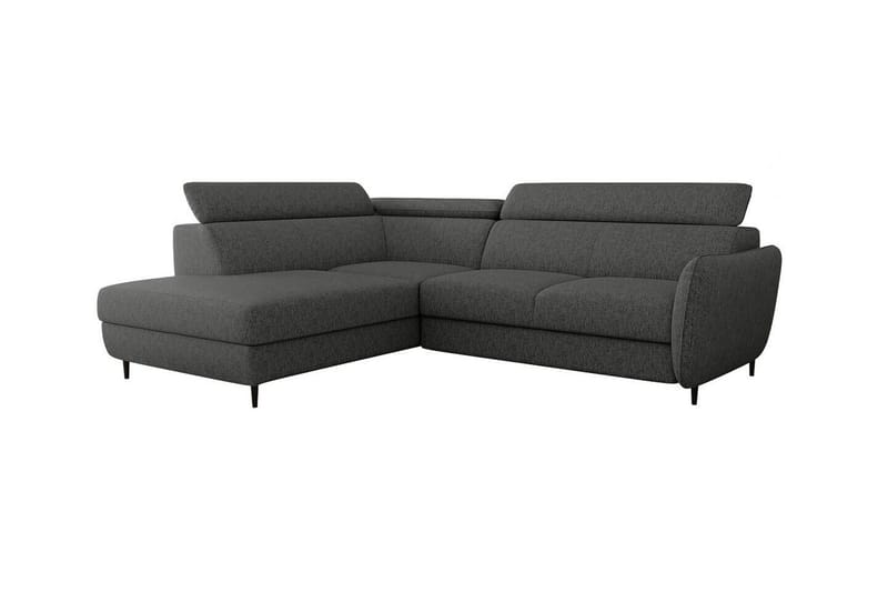Graystone 3-seters Hjørnesovesofa - Mørkegrå - Møbler - Sofaer - Sovesofaer