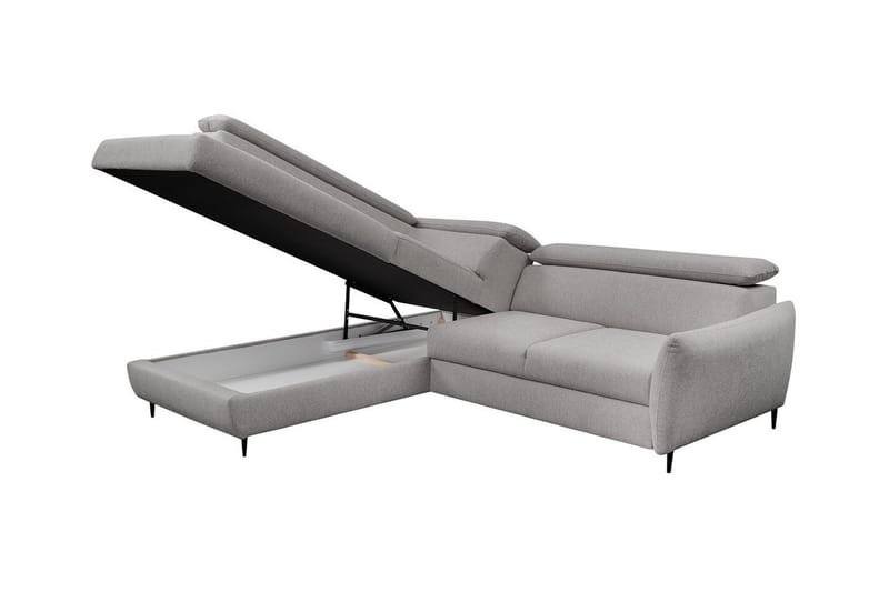 Graystone 3-seters Hjørnesovesofa - Mørkegrå - Møbler - Sofaer - Sovesofaer