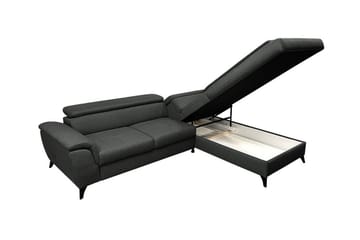 Graystone 3-seters Hjørnesovesofa - Mørkegrå - Møbler - Sofaer - Sovesofaer
