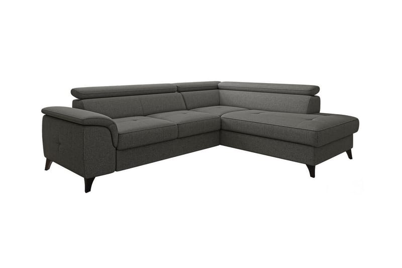 Graystone 3-seters Hjørnesovesofa - Mørkegrå - Møbler - Sofaer - Sovesofaer