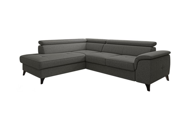 Graystone 3-seters Hjørnesovesofa - Mørkegrå - Møbler - Sofaer - Sovesofaer