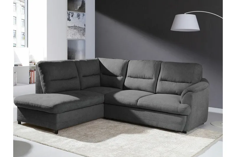 Graystone 3-seters Hjørnesovesofa - Mørkegrå - Møbler - Sofaer - Sovesofaer