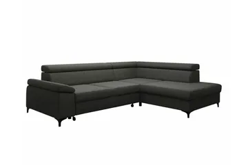 Graystone 3-seters Hjørnesovesofa - Mørkegrå - Møbler - Sofaer - Sovesofaer