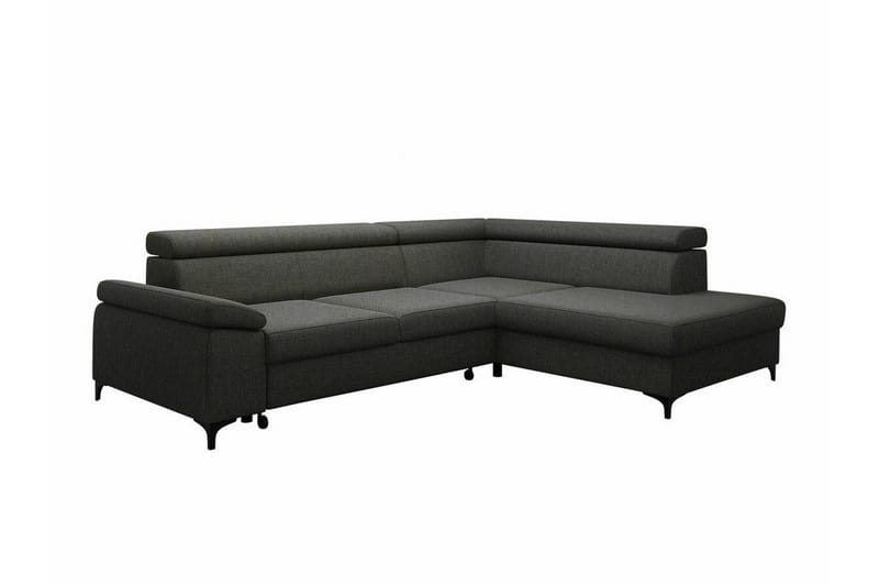 Graystone 3-seters Hjørnesovesofa, Mørkegrå