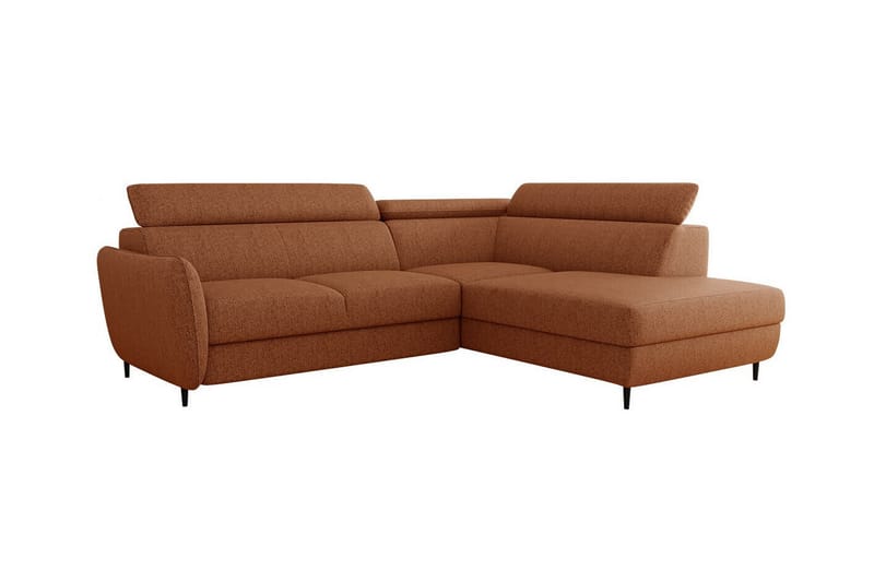 Graystone 3-seters Hjørnesovesofa - Oransje/Brun - Møbler - Sofaer - Sovesofaer