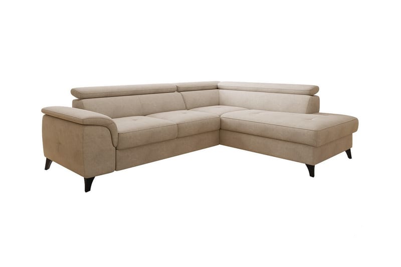 Graystone 4-seters Hjørnesovesofa - Beige - Sovesofaer - Hjørnesovesofa