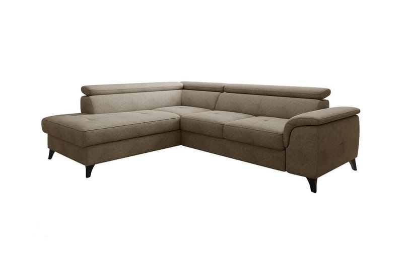 Graystone 4-seters Hjørnesovesofa - Brun - Møbler - Sofaer - Sovesofaer