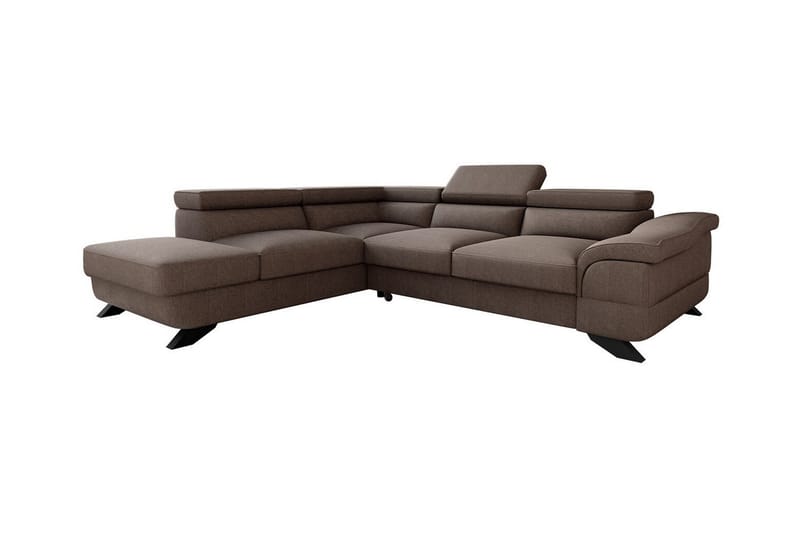 Graystone 4-seters Hjørnesovesofa - Brun - Møbler - Sofaer - Sovesofaer