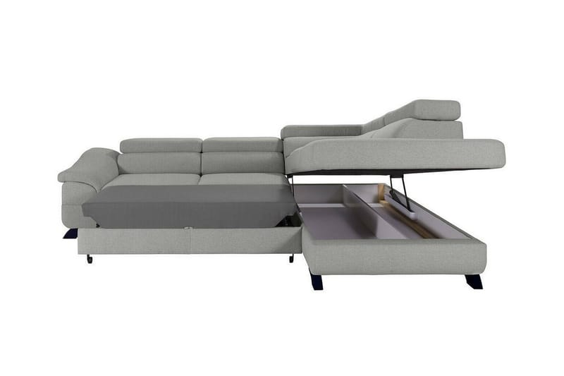 Graystone 4-seters Hjørnesovesofa - Mørkebrun - Møbler - Sofaer - Sovesofaer