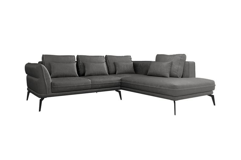 Graystone 4-seters Hjørnesovesofa - Mørkegrå - Møbler - Sofaer - Sovesofaer