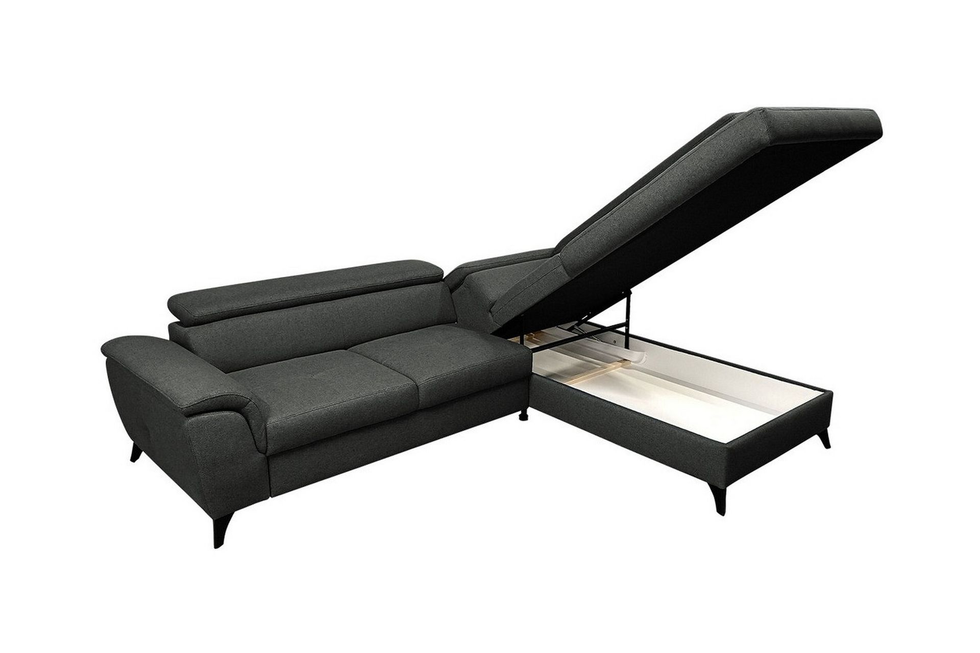 Graystone 4-seters Hjørnesovesofa - Mørkegrå - Møbler - Sofaer - Sovesofaer