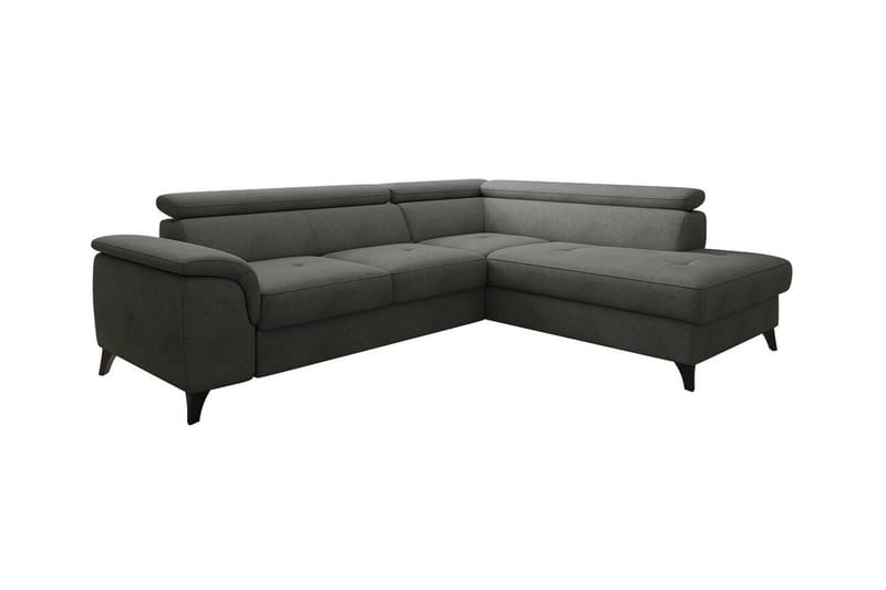Graystone 4-seters Hjørnesovesofa - Mørkegrå - Møbler - Sofaer - Sovesofaer