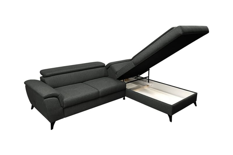 Graystone 4-seters Hjørnesovesofa - Mørkegrå - Møbler - Sofaer - Sovesofaer