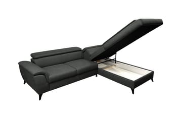 Graystone 4-seters Hjørnesovesofa - Mørkegrå - Møbler - Sofaer - Sovesofaer