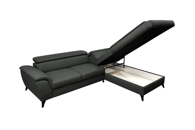 Graystone 4-seters Hjørnesovesofa - Mørkegrå - Møbler - Sofaer - Sovesofaer