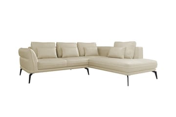 Graystone 4-sits Hörnbäddsoffa beige - Møbler - Sofaer - Sofa med sjeselong - 4 seters sofa med divan