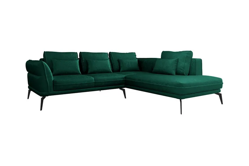 Graystone 4-sits Hörnbäddsoffa Dark green, undefined