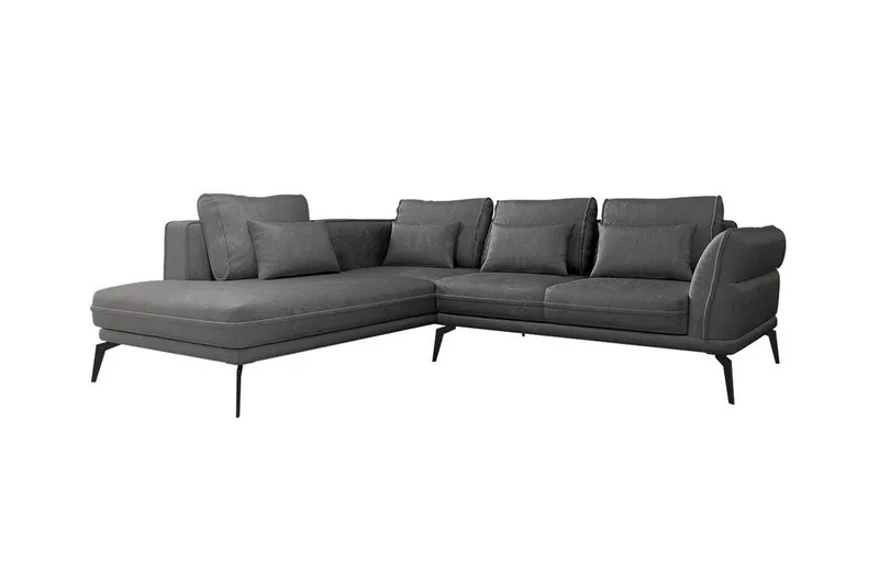 Graystone 4-sits Hörnbäddsoffa Dark grey, undefined