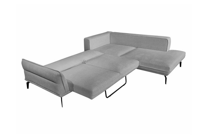 Graystone 4-sits Hörnbäddsoffa NO_BRAND Beige/Light beige - Møbler - Sofaer - Sofa med sjeselong - 4 seters sofa med divan