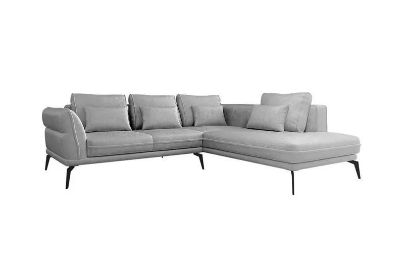 Graystone 4-sits Hörnbäddsoffa NO_BRAND Light grey/Dark grey, undefined