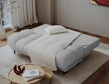 Guavio 2-seters Bubblig sovesofa med oppbevaring - Calmora 03 - Møbler - Sofaer - Sovesofaer
