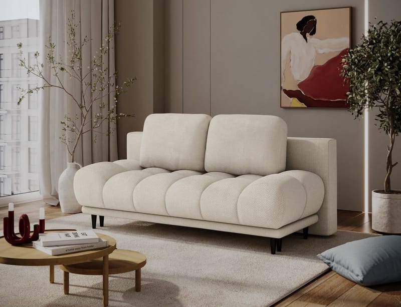Guavio 2-seters Bubblig sovesofa med oppbevaring - Calmora 18 - Møbler - Sofaer - Sovesofaer