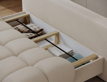 Guavio 2-seters Bubblig sovesofa med oppbevaring - Calmora 18 - Møbler - Sofaer - Sovesofaer