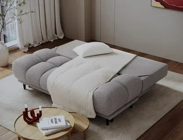 Guavio 2-seters Bubblig sovesofa med oppbevaring - Paolli 04 - Møbler - Sofaer - Sovesofaer