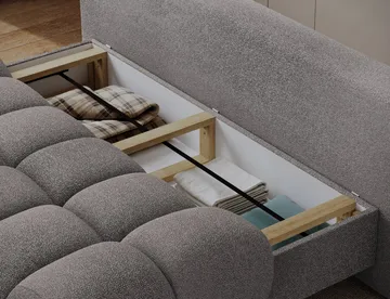Guavio 2-seters Bubblig sovesofa med oppbevaring - Paolli 04 - Møbler - Sofaer - Sovesofaer