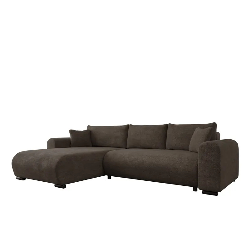 Handda 3-seters sovesofa med divan - brun - Møbler - Sofaer - Sovesofaer