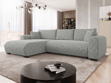 Handda 3-seters sovesofa med divan - grå - Møbler - Sofaer - Sovesofaer