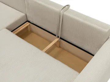 Handda 3-seters sovesofa med divan - grå - Møbler - Sofaer - Sovesofaer
