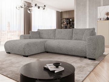Handda 3-seters sovesofa med divan - grå - Møbler - Sofaer - Sovesofaer