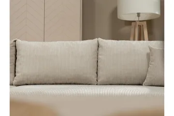 Handda Sovesofa Med 3-Seters Divan - Beige - Møbler - Sofaer - Sovesofaer