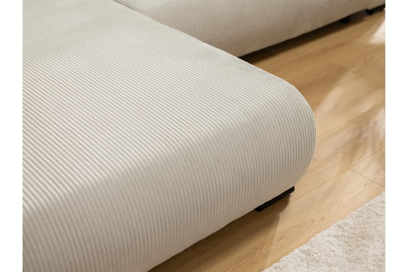 Handda Sovesofa Med 3-Seters Divan - Beige - Møbler - Sofaer - Sovesofaer