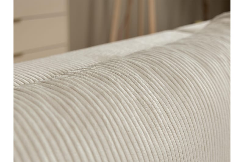 Handda Sovesofa med Sjeselong 3-seter i Bouclé - Beige - Møbler - Sofaer - Sovesofaer