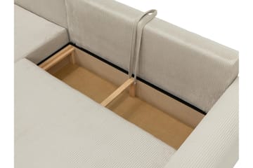 Handda Sovesofa med Sjeselong 3-seter i Manchester - Grønn - Møbler - Sofaer - Sovesofaer