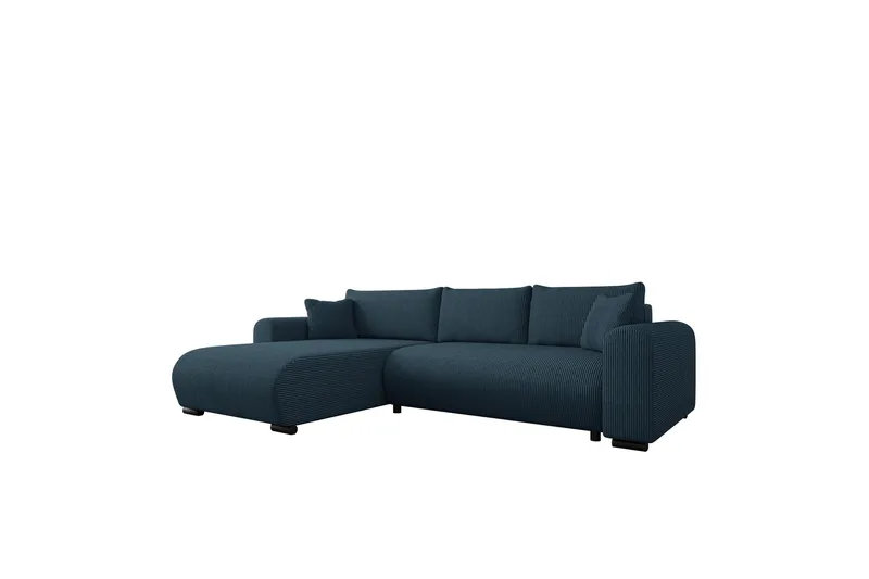 Handda Sovesofa med Sjeselong 3-seter i Manchester - Marineblå - Møbler - Sofaer - Sovesofaer